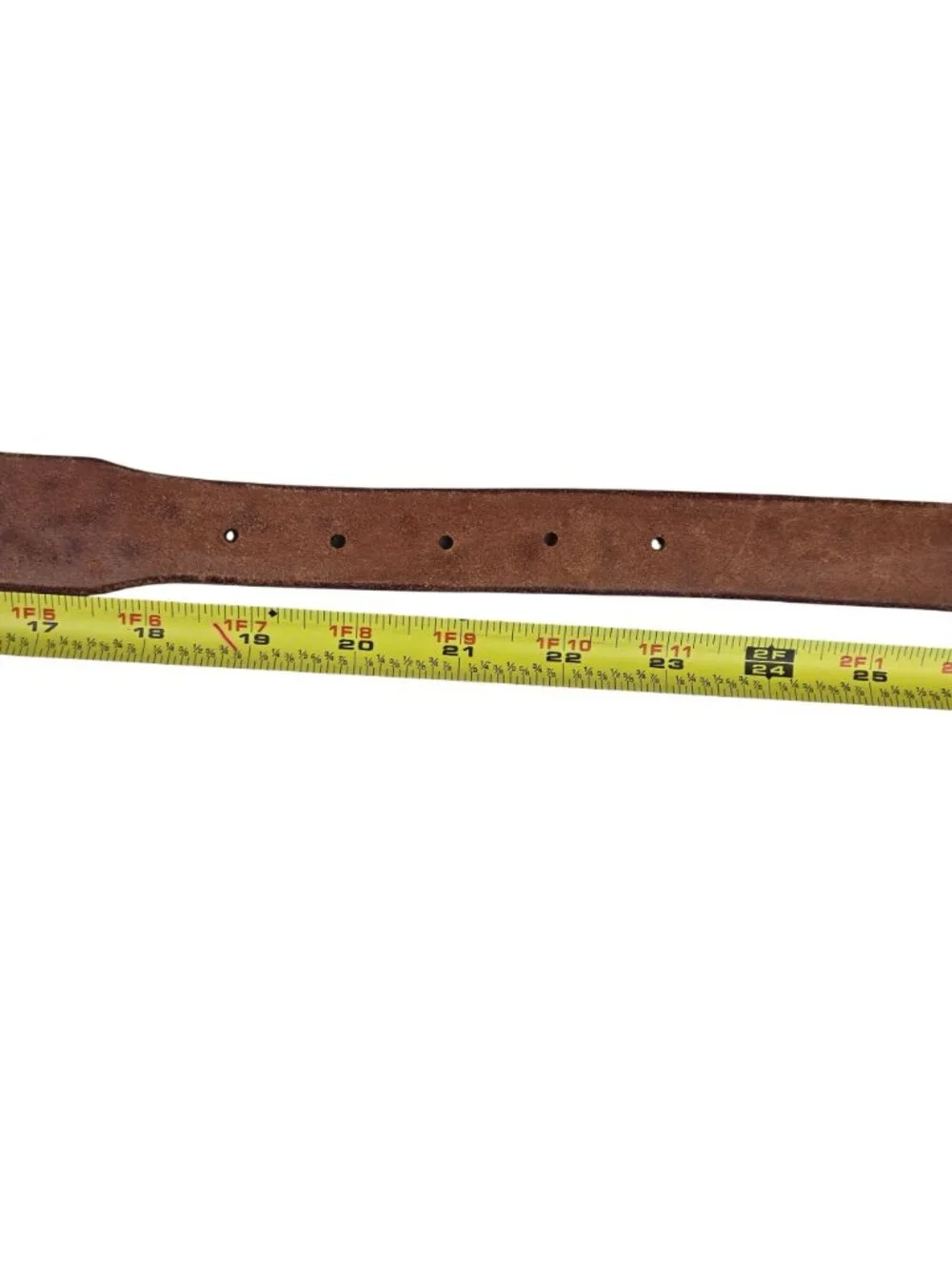Custom Tooled Leather Belt Lindsey Child Size Western Cowboy Kid Sundance WY Vtg